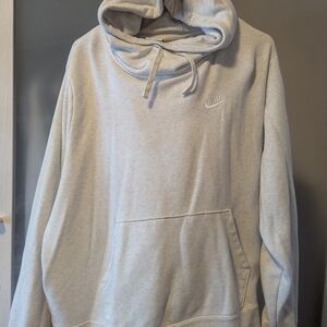 Nike Light Gray Women's Sweat Set.  Hoodie and Joggers.